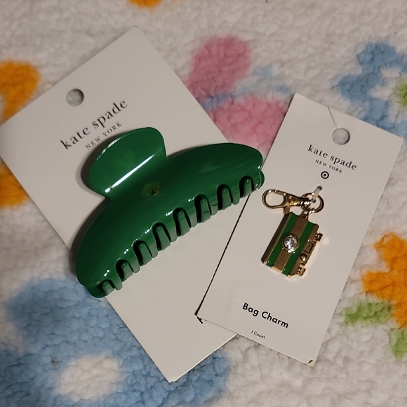 kate spade Accessories - Kate Spade X Target Hair Clip and Bag Charm